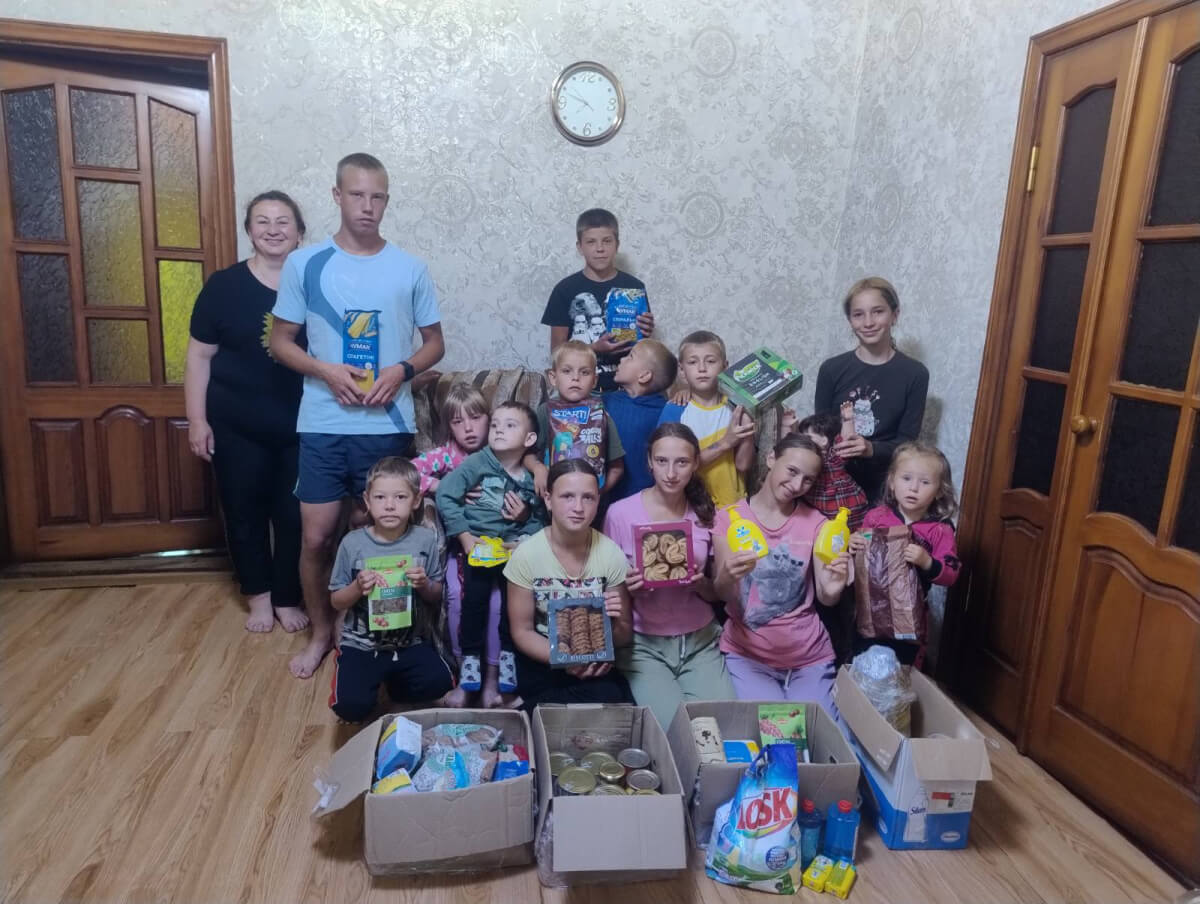 Продуктова допомога для ДБСТ Недашківських