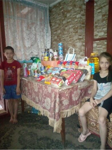13 родин отримали допомогу (english version below)